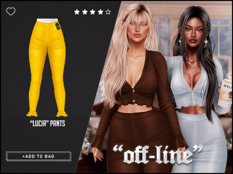 Second Life Marketplace - "Off-Line" x "Lucia" Pants / Star